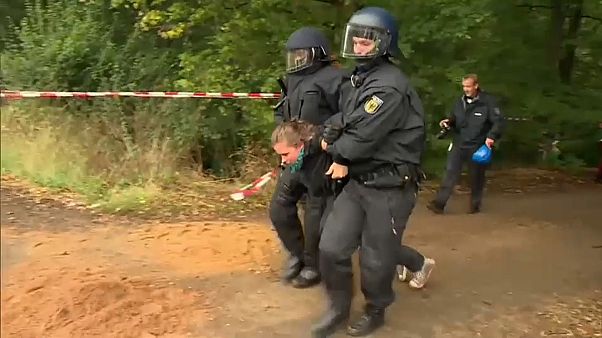 Räumung des Hambacher Forsts Räumung des Hambacher Forsts