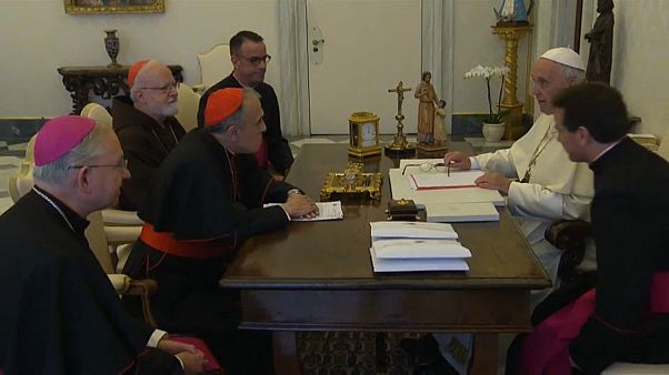 Missbrauchsskandal: Papst trifft US-Kirchenvertreter Missbrauchsskandal: Papst trifft US-Kirchenvertreter
