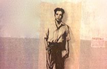 Graffiti dans une rue d'Alger