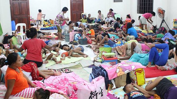 El superciclón Manghkut toca el norte Filipinas con vientos de 285 km/h El superciclón Manghkut toca el norte Filipinas con vientos de 285 km/h