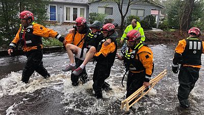 Flood waters rise, eight killed as Florence dumps 'epic' rain on Carolinas