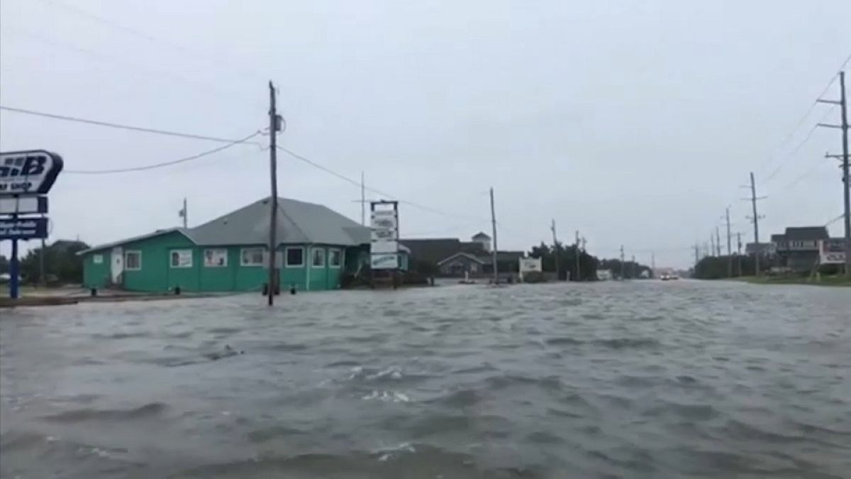 إعصار فلورانس يضرب ويلمنغتون بكارولاينا الشمالية