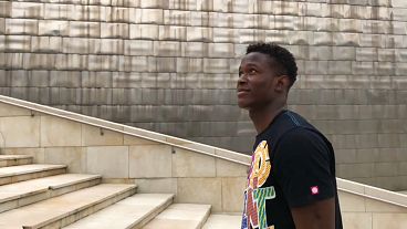 Reward Okoh, o último migrante a sair do Aquarius