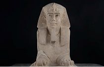 Archaeologists discover ancient sphinx in Egyptian temple