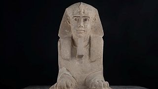 Archaeologists discover ancient sphinx in Egyptian temple
