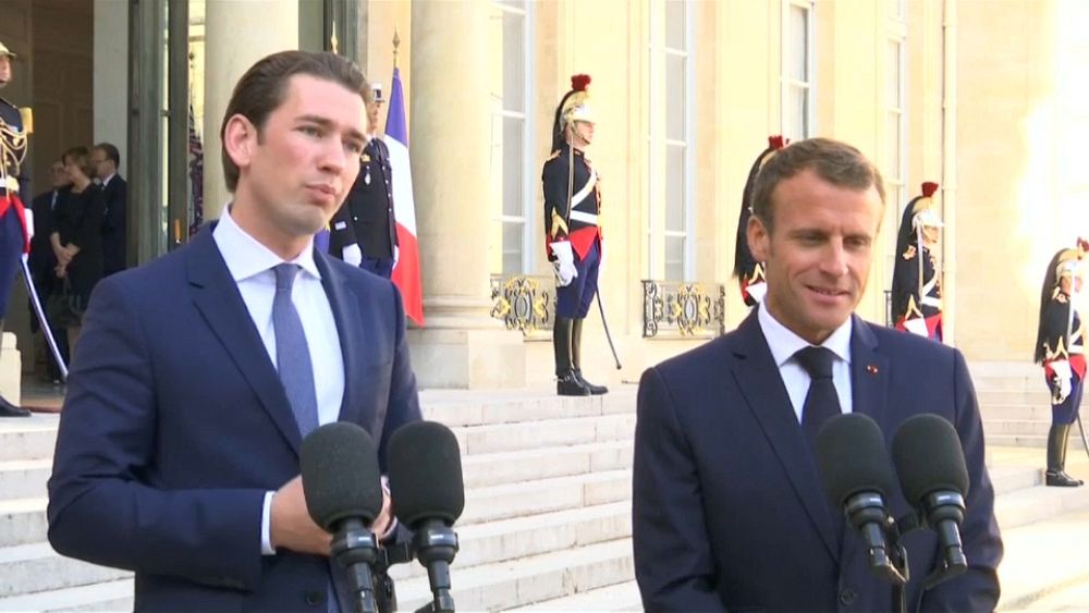 Macron and Kurz talk immigration ahead of EU talks to ...