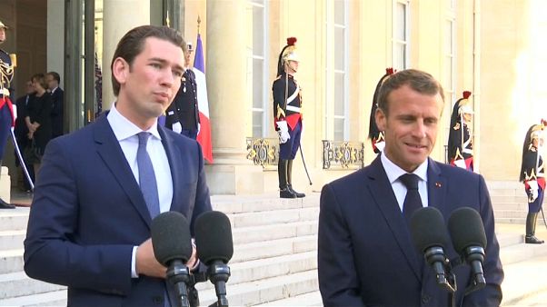 Macron and Kurz talk immigration ahead of EU talks to close a major rift over the issue Macron and Kurz talk immigration ahead of EU talks to close a major rift over the issue