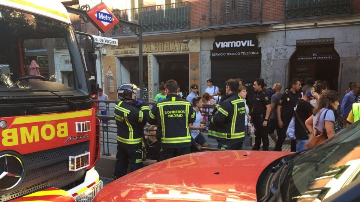 شاهد: انفجار حاسوب يثير الذعر في مترو مدريد 