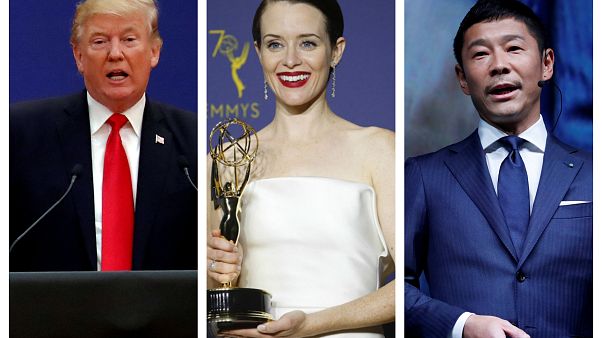 Live: Space X's first passenger, China tariffs and the 70th Emmy awards Live: Space X's first passenger, China tariffs and the 70th Emmy awards