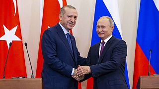 Russian President Putin and his Turkish counterpart Erdogan