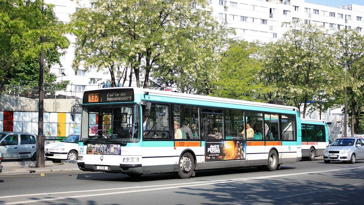 A RATP bus.