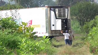 The truck was found in an open field near Tlajomulco de Zuniga in Jalisco.