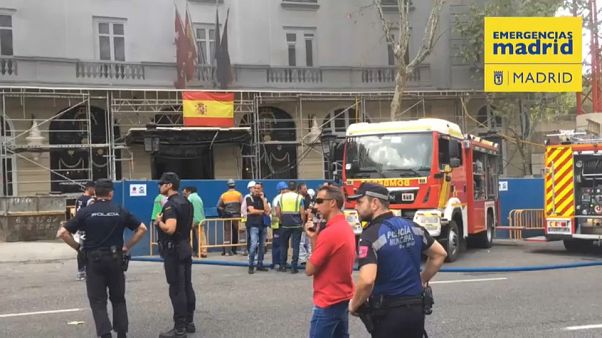 Trágico derrumbe en el hotel Ritz de Madrid durante la reforma del edificio Trágico derrumbe en el hotel Ritz de Madrid durante la reforma del edificio