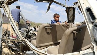 Saudi-led airstrike- displaced children