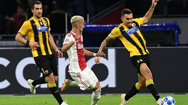 Champions League: Ήττα 3-0 της ΑΕΚ στην Ολλανδία από τον Άγιαξ Champions League: Ήττα 3-0 της ΑΕΚ στην Ολλανδία από τον Άγιαξ