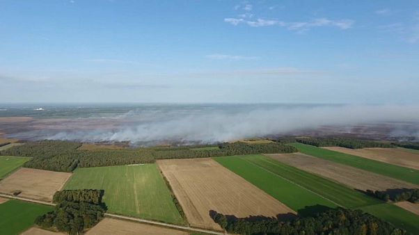 Nach Raketentest der Bundeswehr: 800 Hektar Land brennen Nach Raketentest der Bundeswehr: 800 Hektar Land brennen