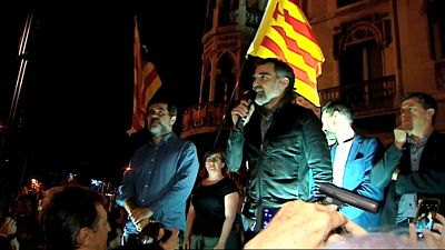 Un año del estallido independentista en Cataluña 20-S