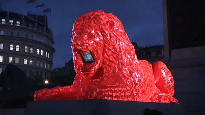 Der fünfte Löwe am Trafalgar Square