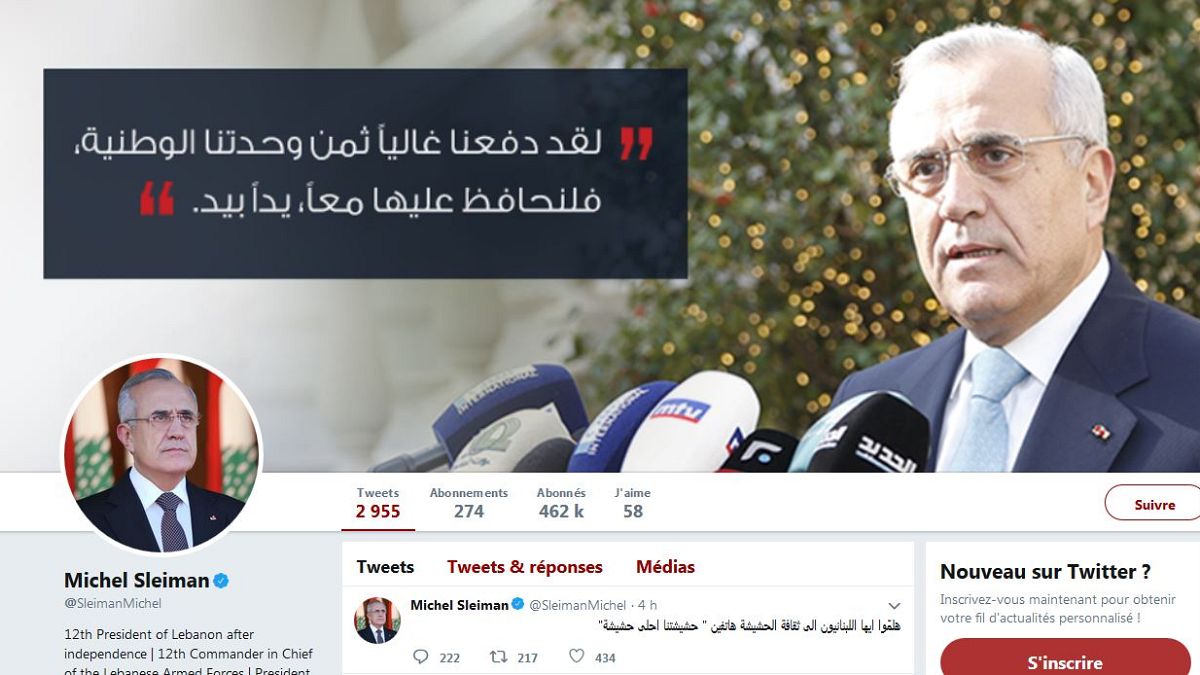 الجمهور الافتراضي يتفاعل مع "حشيشة" الرئيس اللبناني السابق