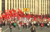 Χιλιάδες διαδήλωσαν στη Μόσχα για τις συντάξεις