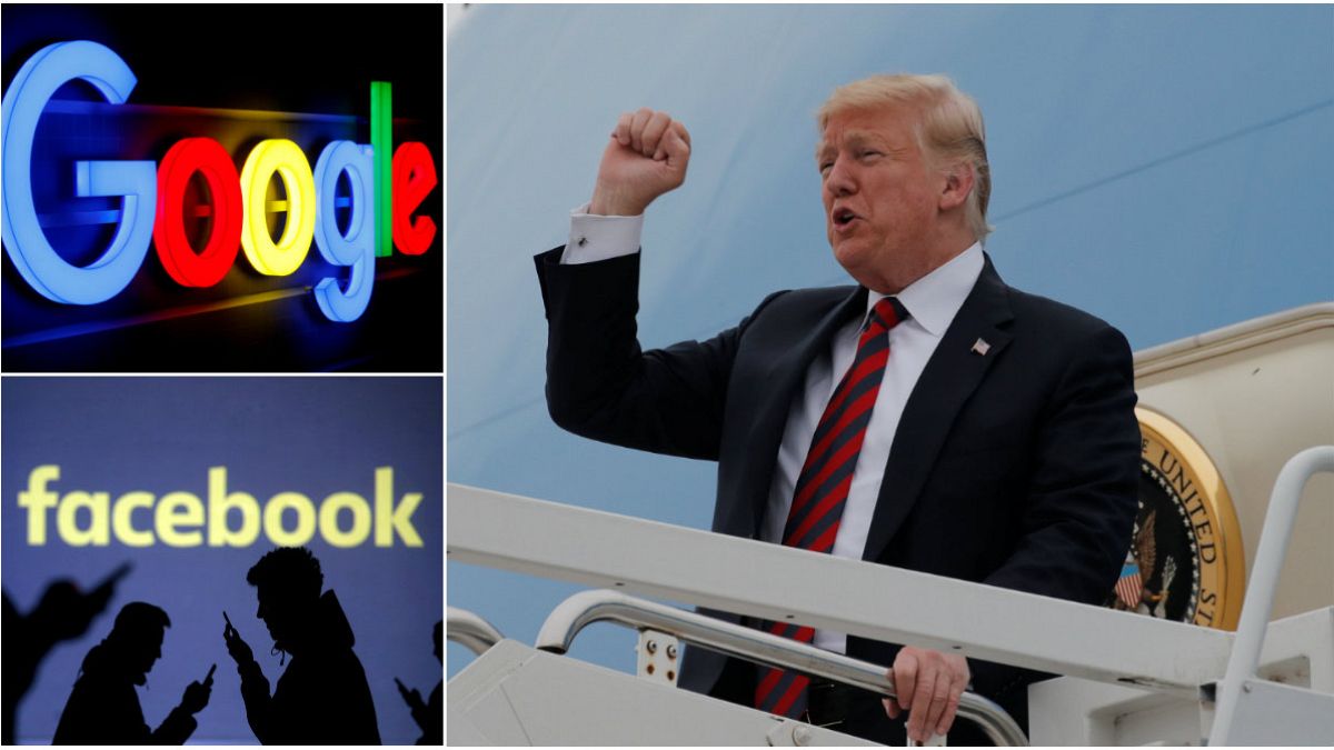 Trump'tan Google ve Facebook'u cezalandırabilmek için kararname