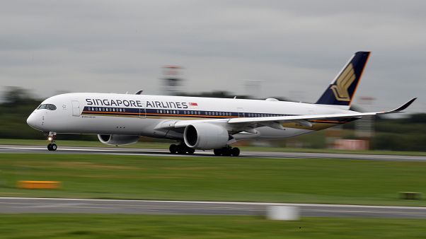 Singapur Havayolları'na ait Airbus A350-900 uçağı Singapur Havayolları'na ait Airbus A350-900 uçağı
