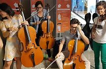 Wegen Verspätung: Orchester gibt Ständchen am Genfer Flughafen