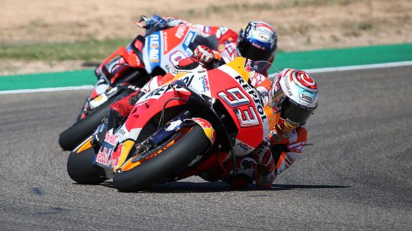 MotoGP: Márquez re di Aragon, Dovizioso secondo MotoGP: Márquez re di Aragon, Dovizioso secondo