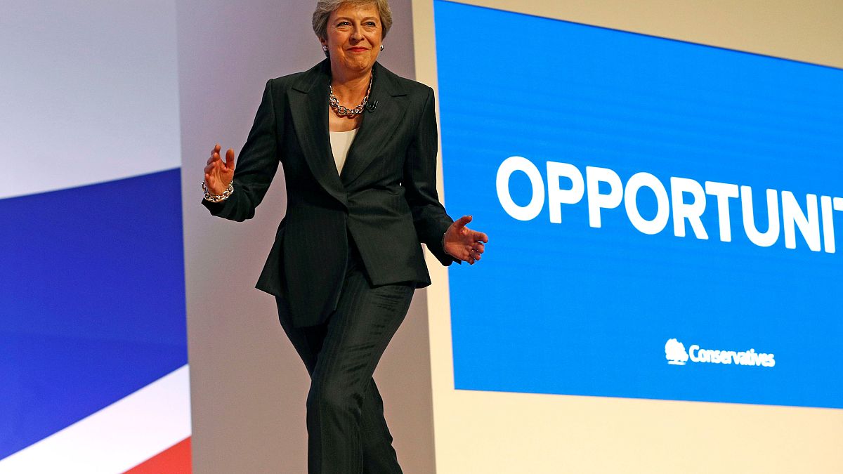 Theresa May au congrès annuel des Conservateurs britanniques