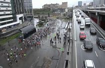 Москва, дождь и марафон