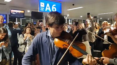 Un concert improvisé de Vivaldi à l'aéroport de Genève