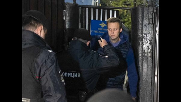 Alexeï Navalny arrêté à peine sorti de prison Alexeï Navalny arrêté à peine sorti de prison