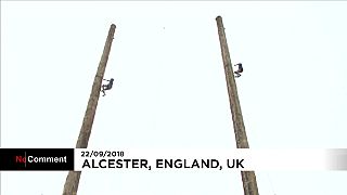 Britain hosts World 25-metre Pole climbing championships