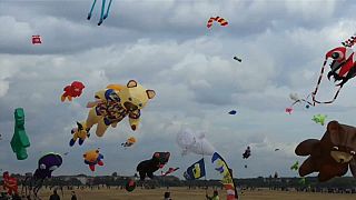 Berlin's Tempelhofer hosts kite-flying festival