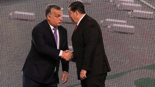 Orbán Viktor és Mészáros Lőrinc Tiszapüspökiben 2017. október 30-án Orbán Viktor és Mészáros Lőrinc Tiszapüspökiben 2017. október 30-án