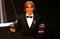 FIFA Altın Top ödülü Luca Modric'in