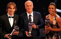 Luka Modric, Didier Deschamps e Marta entre os distinguidos pela FIFA