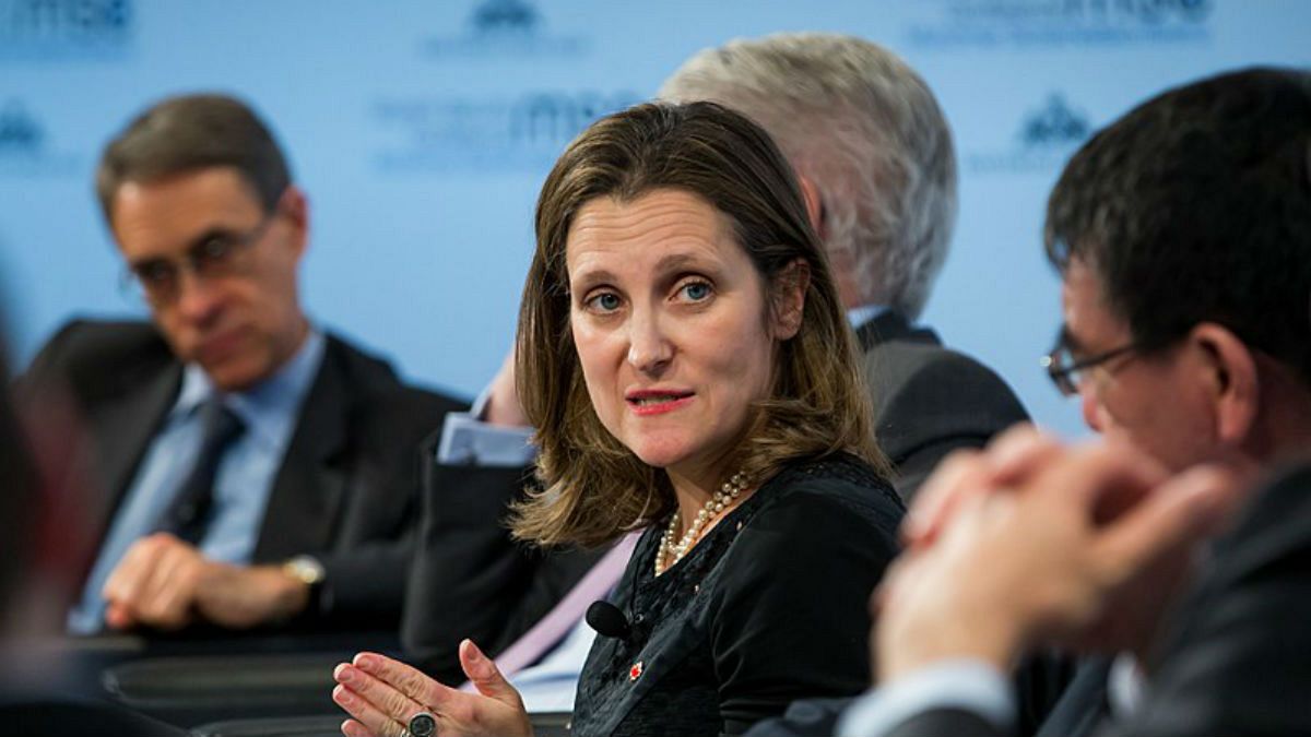 Canadian Foreign Minister Freeland 