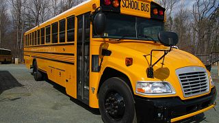 شاهد: سائقة حافلة مدرسية في أمريكا تسمح للأطفال بقيادتها
