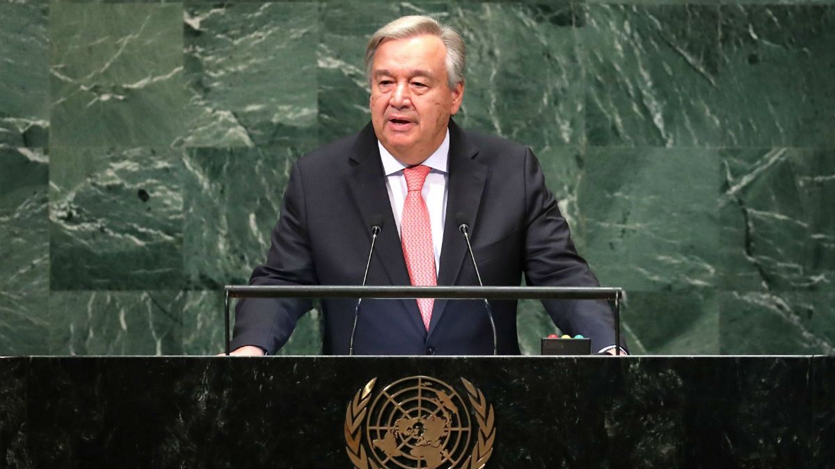United Nations Secretary General Guterres 