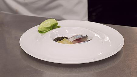 Thierry Voisin shares his recipe for Marinated Mackerel with Wasabi sorbet with "Taste"