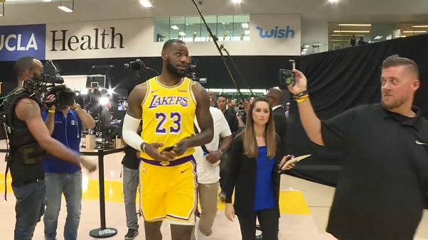Comienza la 'era LeBron James' en los Lakers de Los Ángeles Comienza la 'era LeBron James' en los Lakers de Los Ángeles