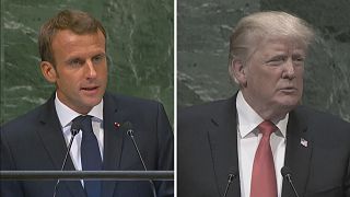 Macron vs Trump at the UN General Assembly