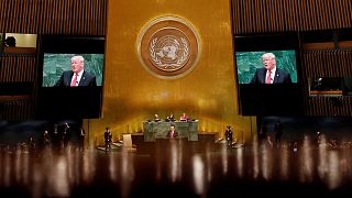U.S. President Trump addresses the 73rd session of the UNGA in New York