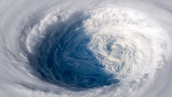 El monstruoso ojo del tifón Trami, desde el espacio El monstruoso ojo del tifón Trami, desde el espacio
