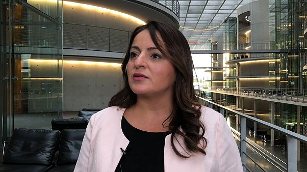 Alman Die Linke (Sol Partisi) Meclis Grup Başkanvekili Sevim Dağdelen Alman Die Linke (Sol Partisi) Meclis Grup Başkanvekili Sevim Dağdelen