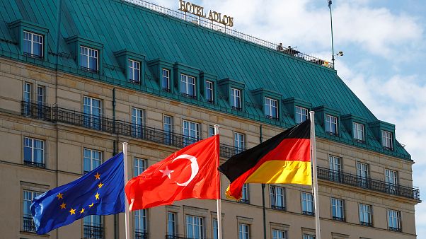 Erdogan, Merkel hope to defuse tensions as two leaders meet Erdogan, Merkel hope to defuse tensions as two leaders meet