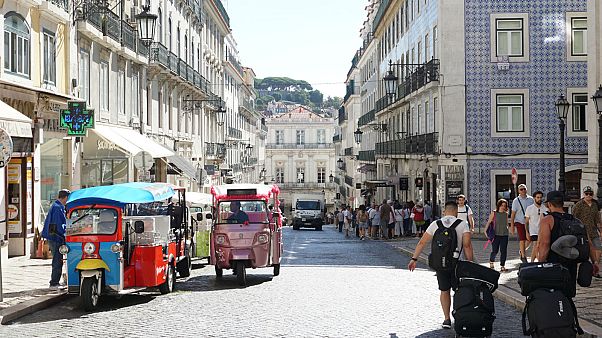 Anti-austerity, tourist boom and a pink house in Lisbon Anti-austerity, tourist boom and a pink house in Lisbon