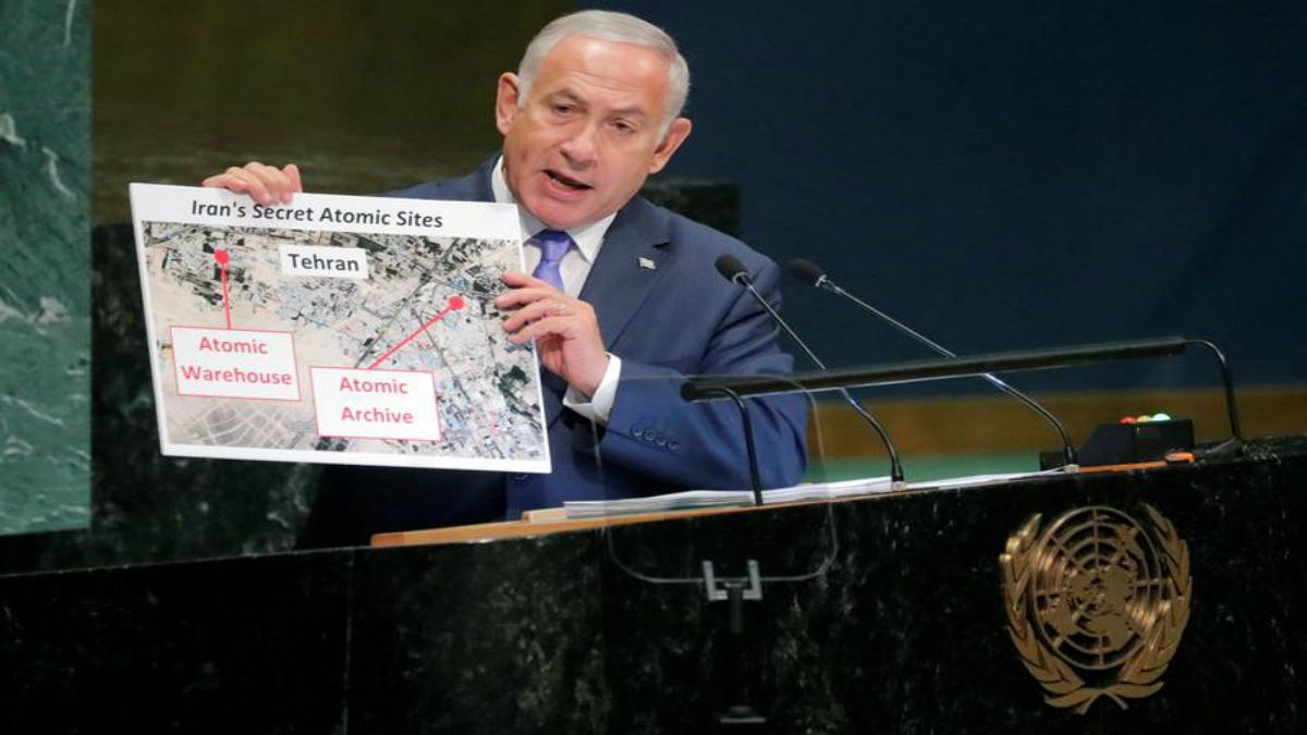 نتانیاهو در سازمان ملل: ایران در تاسیسات سری ۳۰۰ تن مواد و تجهیزات برای سلاح های هسته ای دارد