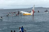 Avião faz amaragem na Micronésia